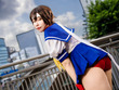 【コスプレ】『ストリートファイター』さくらのムッチムチな太ももを見よ！美ボディから繰り出される絶景ポージングは必見【写真8枚】 画像