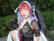 【コスプレ】懺悔室に通いたくなるシスターマリン登場！ハートに透ける胸元に白ニーハイで見せる魅惑の表情にドキッ【写真7枚】 画像
