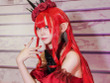 【コスプレ】美脚がチラリ！真っ赤なミニスカドレスを着こなす『FGO』バーヴァン・シーが華やかすぎた【写真9枚】 画像