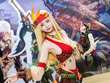 【コスプレ】『モンハン』踊り子風の軽装備な衣装が似合う！くびれの美しさが際立つ女性ハンターが優雅なポージングで魅せる【写真7枚】 画像