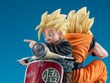 「ドラゴンボールZ」バイクに乗ったスーパーサイヤ人「孫悟空＆孫悟飯」フィギュアが抽選販売！ディテールにこだわり360度楽しめる 画像