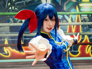 日本一のコスプレイヤーのえなこ！格闘ゲームの祭典で可愛すぎる『餓狼伝説』双葉ほたるを披露【写真24枚】 画像