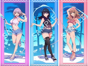 宝多六花の“ほぼ等身大”ふともも！劇場版「グリッドマン ユニバース」夏休みモチーフの新規描き下ろしイラストグッズが登場 画像