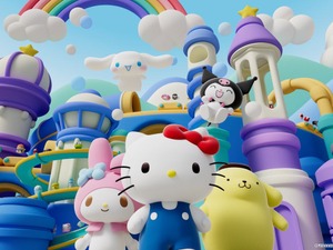 サンリオグッズだらけの幸福体験！新作パズル『ハローキティ マーチマッチ』スマホ向けに2025年夏配信 画像