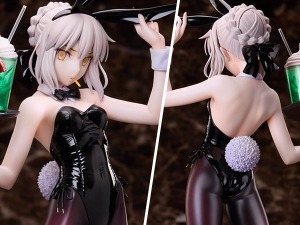艶めく衣装と美脚にドキッ！『FGO』よりセイバーオルタがバニーVer.で立体化―手に持ったハンバーガーは圧倒的なボリューム 画像