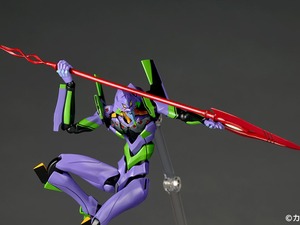 「エヴァ初号機」アクションフィギュアの決定版！A.Tフィールドの展開、“カシウスの槍”など劇中シーンを再現するオプションも充実 画像