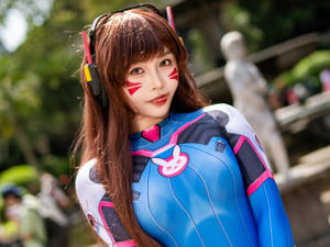 【コスプレ】『オーバーウォッチ』D.Vaのしなやかな肉体美！ピチピチスーツで顕になる曲線が芸術的だった【写真10枚】 画像