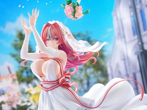 ボリューム満点…！『アズレン』より「ブレマートン」が純白の美しいウェディングドレス姿で1/7スケールフィギュア化 画像