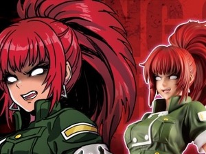 『KOF』より「覚醒レオナ」が山下しゅんや氏の描きおろしで立体化！狂気の表情や深紅の髪、全体の影塗装でただならぬ雰囲気に 画像