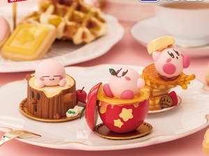 パンケーキを滑るカービィが可愛い！「星のカービィ Paldolce collection vol.1」が再販ースイーツを楽しむ3種のフィギュア 画像