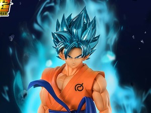 「ドラゴンボール超」超サイヤ人ブルー「孫悟空」プライズフィギュアが7月8日から順次展開！髪のメタリック塗装でひと味違う雰囲気に 画像