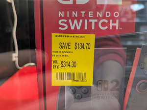 「スイッチ2」新古品が普通に売っていた―海外でも店舗販売がチラホラ。「転売屋の出鼻をくじいた」と称賛も 画像