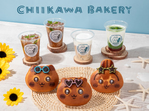 ひやけしちゃった…「ちいかわベーカリー」夏仕様のメニューが期間限定発売！パンになったキャラクターの可愛いノベルティにも注目 画像