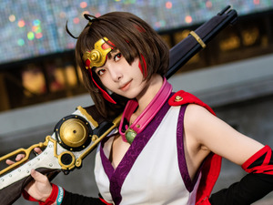 【コスプレ】装備がかっこいい「甲鉄城のカバネリ」無名がホンモノすぎる！スチームパンクな台湾美女のシルエットを見よ【写真8枚】 画像