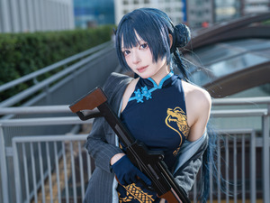 【コスプレ】チャイナドレスのスリットから覗く美脚がまぶしすぎる！スレンダーなボディに立ち姿も絵になる美女レイヤー【写真10枚】 画像