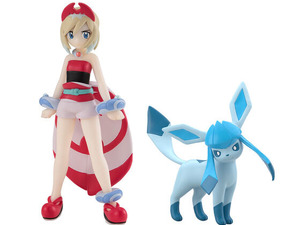 並べて飾りたい！「ポケモンスケールワールド」ヒスイ地方より「カイ＆グレイシア」「セキ＆リーフィア」が立体化 画像
