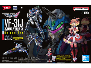 「マクロスΔ」より、HG「VF-31J ジークフリード (ハヤテ・インメルマン機)」が7月26日発売！デラックスセットにはフレイア・ヴィオンのアクスタが付属 画像