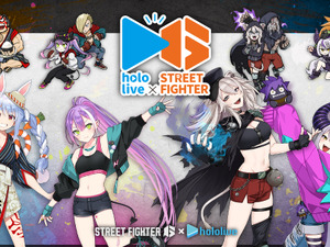 『スト6』×「ホロライブ」コラボで兎田ぺこら、常闇トワなど4名が描き下ろしイラストに！ 限定プライズやカフェメニューなど第1弾がお披露目 画像