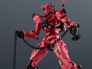 ジークアクスとも並べたい！赤いガンダムが可動フィギュア「UNIVERSE」に出撃―ハンマーは鎖部分を金属パーツで再現 画像