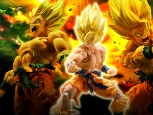 “クリリンのことかー!!!!!”「ドラゴンボールZ」より「スーパーサイヤ人孫悟空」アクションフィギュアが再販！かめはめ波用エフェクトパーツも同梱 画像