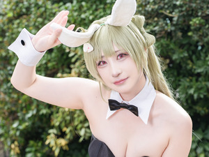 【コスプレ】恥じらう振り向きポーズがセクシーで可愛い！『NIKKE』ソーダがバニー衣装に身を包み美しいスタイルを披露【写真10枚】 画像
