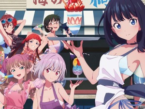 六花たちが太ももを露わにした衣装で“海の家バイト”！「グリッドマンユニバース」POPUPが8月22日より開催ーグッズがオンラインにて先行販売中 画像