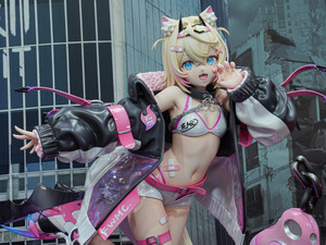 ホロライブ・フワモコやゲーマーズ等身大フィギュアの可愛さが無限大！「ミクxガンダムW」コラボなど「ワンフェス」を電脳アイドルが彩る【WF2025夏】 画像