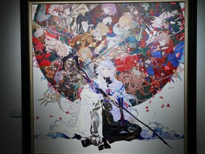 『FGO』最終再臨展へひと足先に参加！心奪われる美麗印刷でイラストの魅力を再発見できたメディア向け内覧会レポート 画像