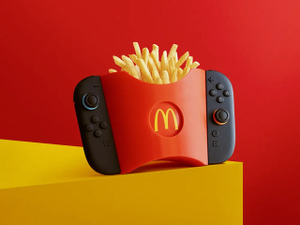 フライドポテトMサイズをすっぽり収納のスイッチ2ジョイコンホルダー3Dプリントモデル無料公開 画像