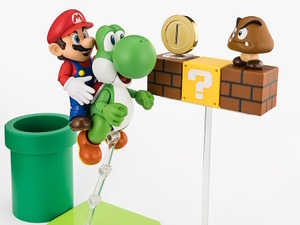 『スーパーマリオ』マリオやクッパたちがアクションフィギュアに！他キャラを背中に乗せられるヨッシーなど、全5種をラインナップ 画像