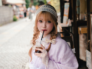 妖艶な美女コスプレイヤーによる浴衣姿にギャップ萌え！レースたっぷりな小物もおしゃれで可愛すぎる【写真10枚】 画像