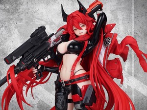 鍛え抜かれた腹筋に注目…！『勝利の女神：NIKKE』より「レッドフード」が専用ライフル「ウルフスベイン」を携えて立体化 画像