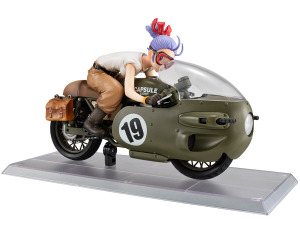 「ドラゴンボールZ」より「ブルマとバイク」の扉絵モチーフフィギュアが復刻！バイク本体ごと傾けて飾れる台座で躍動感バッチリ 画像