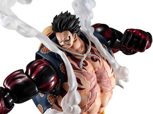 武装色をダイナミックに表現！「ワンピース」より「ルフィ ギア4 バウンドマン」が立体化ー差し替えパーツと台座でプレイバリュー満点 画像