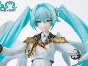 美しい“白い翼”…！「初音ミク × ウイングガンダムゼロ EW」フィギュアが登場ーイラストレーター・neco氏のデザインを元に立体化 画像