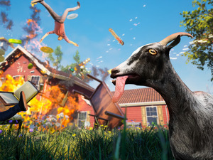 『Goat Simulator: Remastered』PS5版が発売。君もPS5の性能を活用したヤギ生活を送ってみないか 画像