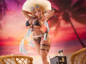 水着×褐色×太もも！トリダモノ氏のオリキャラ「ミラ(Mira)SunsetVer.」がフィギュア化―日に焼けた肌が煽情的なボディを際立たせる 画像