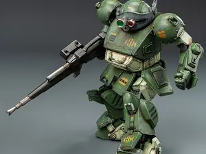 「装甲騎兵ボトムズ」“ロボ道 スコープドッグ”が激しいダメージ表現や重厚な汚れ塗装を施し新登場！ヘビーウェザリング版として900個限定販売 画像