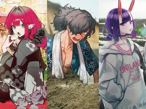 『FGO』全国縦断の新聞企画「OVER THE SAME SKY」九州・沖縄エリアのイラストひとまとめ！自分が住む都道府県はどのサーヴァント？ 画像