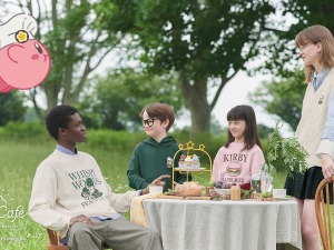 GU『星のカービィ』コラボコレクションが9月12日発売！カフェ衣装のカービィやワドルディ、ワンポイントアートをお洒落にデザイン 画像