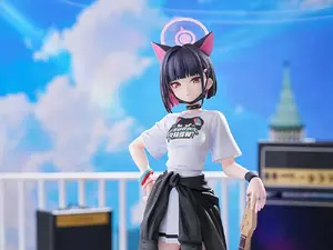 『ブルアカ』より「カズサ」がバンド姿で1/7スケールフィギュア化！シャツの質感、ベースの弦は1本1本張るなどこだわりが凄い 画像