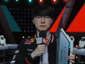 Fakerが“10年間のeスポーツ界の功績を称える”「Decade Awards」を受賞―チーム部門「T1」、コーチ部門「kkOma」ゲーム部門『LoL』など、T1が複数受賞する結果に 画像