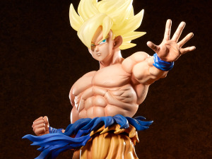 抱えるほど巨大！ドラゴンボールZより「超サイヤ人孫悟空」が全高約48cmの超ビッグサイズソフビになって登場 画像