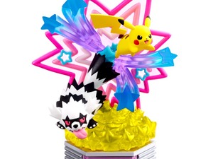 ピカチュウ＆ガラルジグザグマや、ミュウたちをビビッドな世界観で立体化！『ポケモン』“ネオンパーティー”インテリアフィギュア全6種 画像