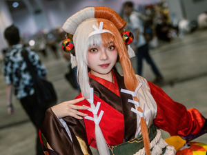 【コスプレ】香港美女が魅せる『FGO』出雲阿国の笑顔が“国宝級”！着物やアクサリーもバッチリ揃えて見応え十分【写真7枚】 画像