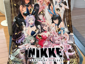 やわらかバニーがいっぱい！『勝利の女神：NIKKE』の「バニーガール衣装ブランケット」が素敵―“うさ耳と尻尾”が並ぶ裏面にも注目 画像