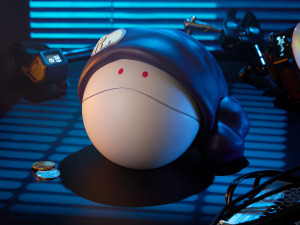 手のひらフィットなサイズ感が可愛い！「ガンダム ジークアクス」の“ハロ”がフィギュア貯金箱として立体化 画像