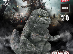 映画「ゴジラ-1.0」より「ゴジラ(2023)」がデフォルメフィギュア化！劇中ポスターと“銀座上陸”をイメージした2種のカラーリングでプライズ展開 画像