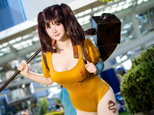 【コスプレ】圧倒的に巨大な存在感！「七つの大罪」ディアンヌの豊満な美ボディに心奪われそう【写真6枚】 画像