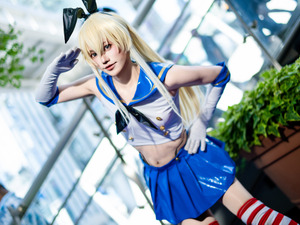 【コスプレ】これぞ会心の“JK”コスプレ！？『艦これ』島風のミニスカ＆ニーハイが似合いすぎる【写真7枚】 画像